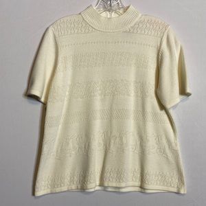 Vintage Napa Valley Knit Short Sleeve Blouse